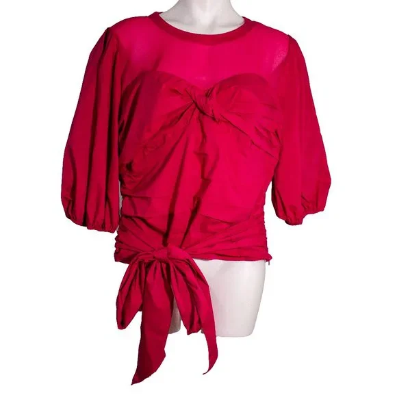 new york and company pink blouse